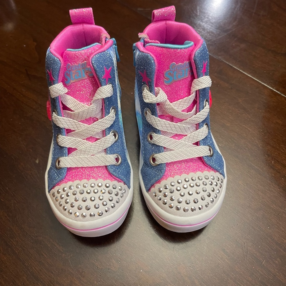 Fun high top sneakers that light up